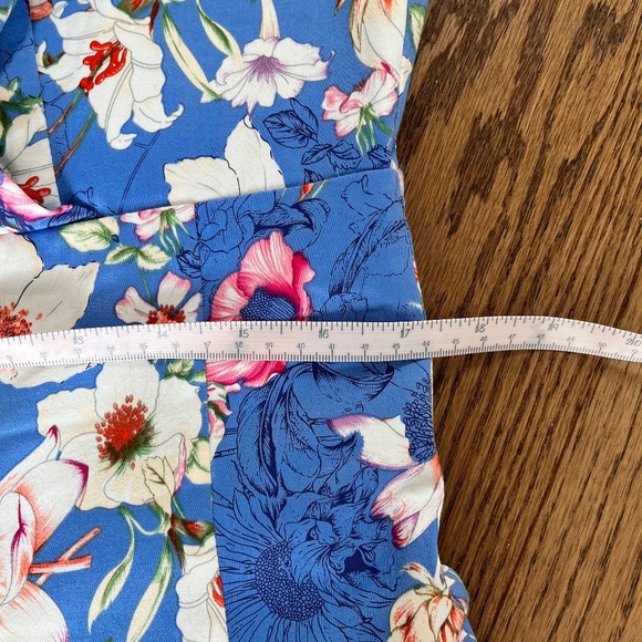 Cleo Petite Floral Sleeveless Cotton Dress - Picture 11 of 12